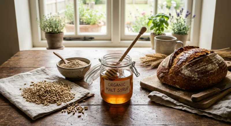 Jarabe de malta orgánico: tipos, usos y beneficios 5 Organic Malt Syrup The Complete Guide to Types Uses Benefits 1 800x436 png