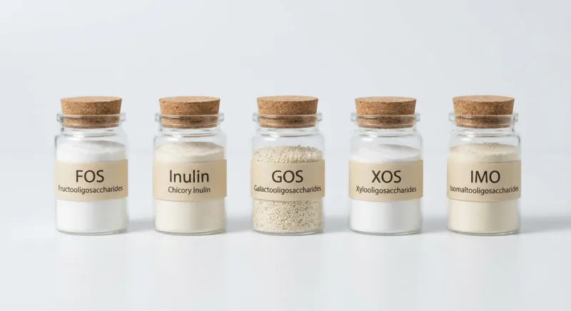 FOS frente a otros prebióticos: mercado y comparativa 5 Organic FOS vs Other Prebiotics Market Trends and How Fructooligosaccharides Compare
