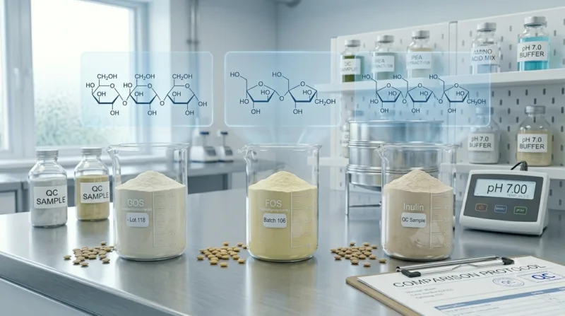 GOS frente a otras fibras prebióticas: mercado y usos 7 Organic GOS vs Other Prebiotic Fibers Complete Market Analysis and Application Comparison