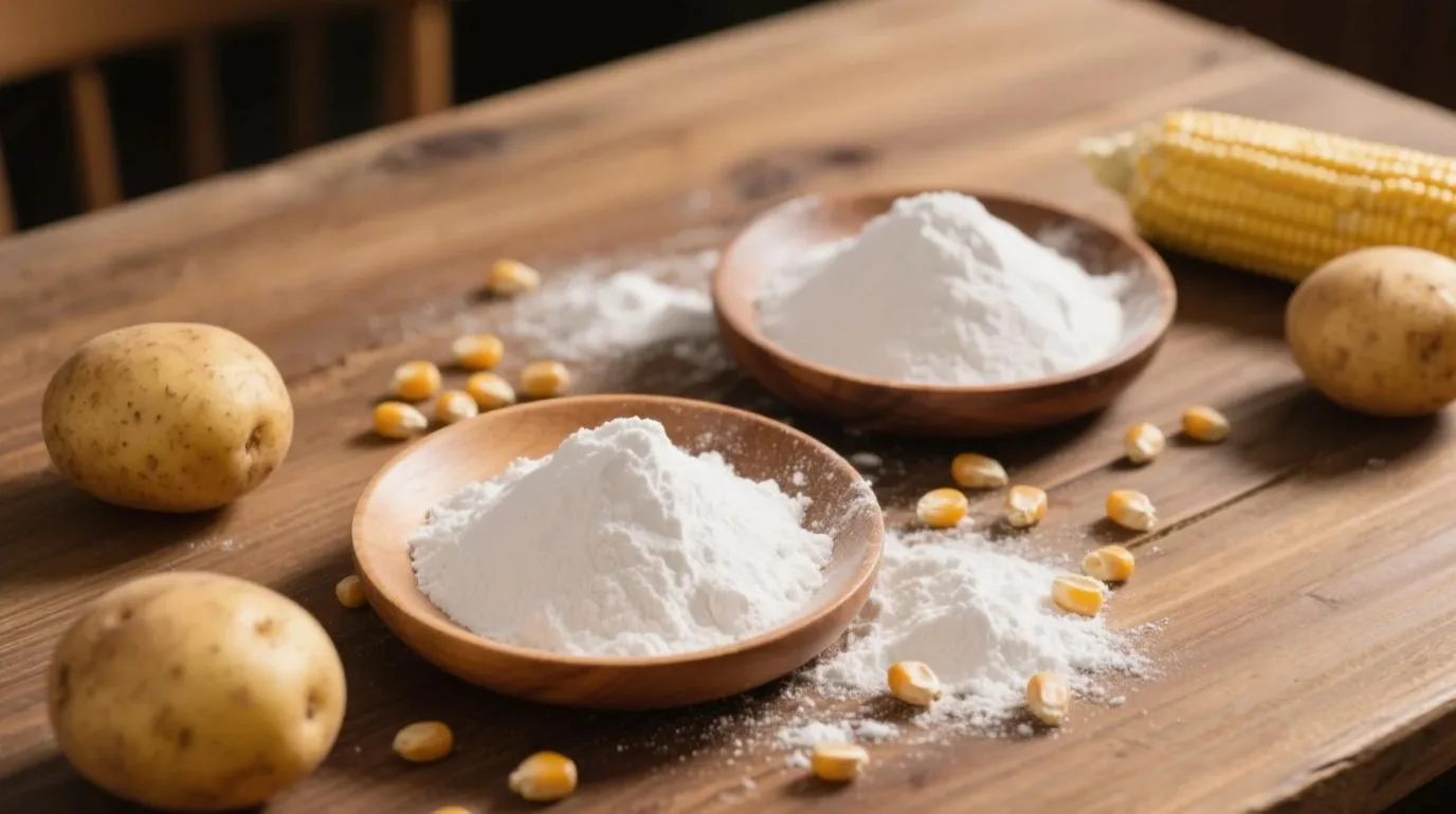 Almidón de patata vs. maíz: ¿cuál es más saludable? 6 organic corn starch vs organic potato starch