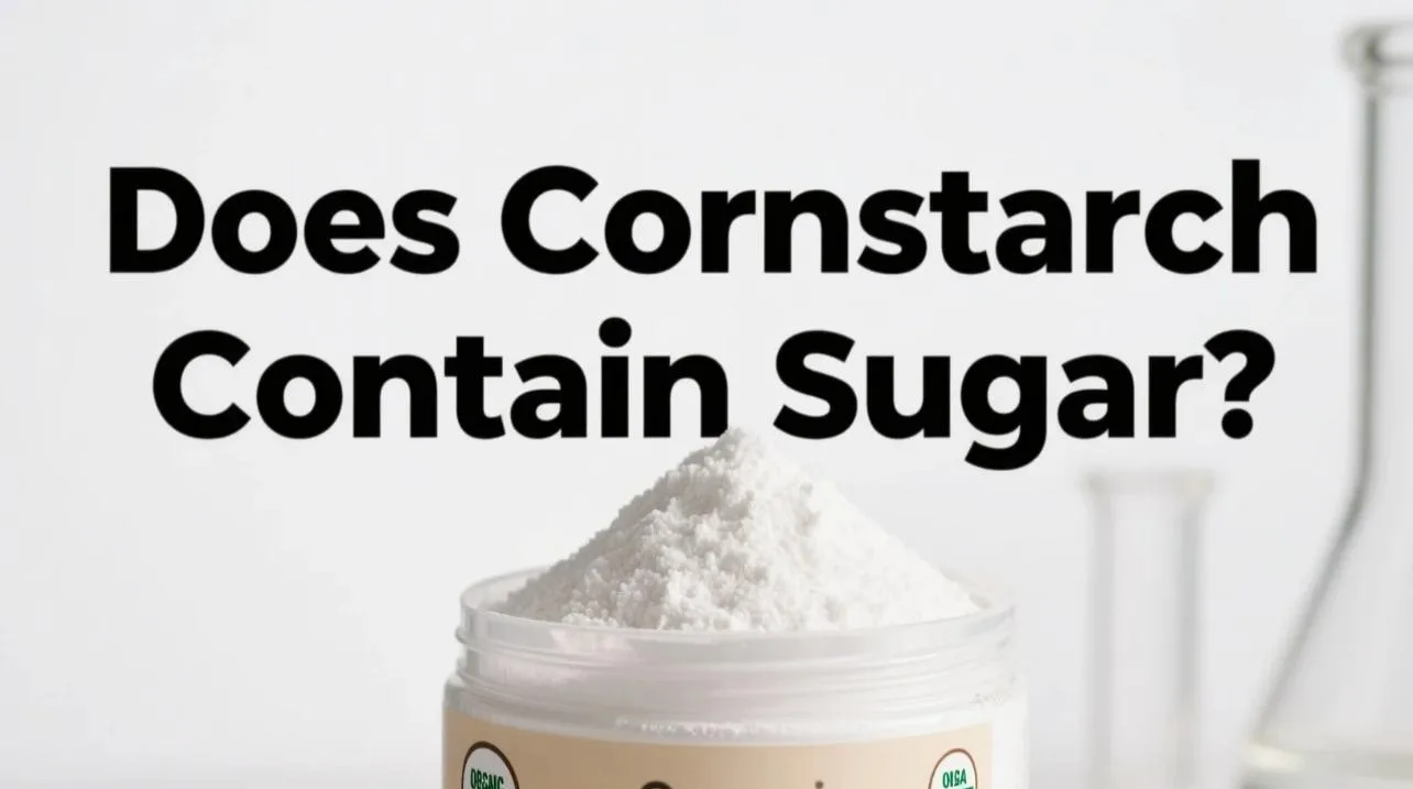 ¿La maicena orgánica contiene azúcar? 2 Does Cornstarch Contain Sugar