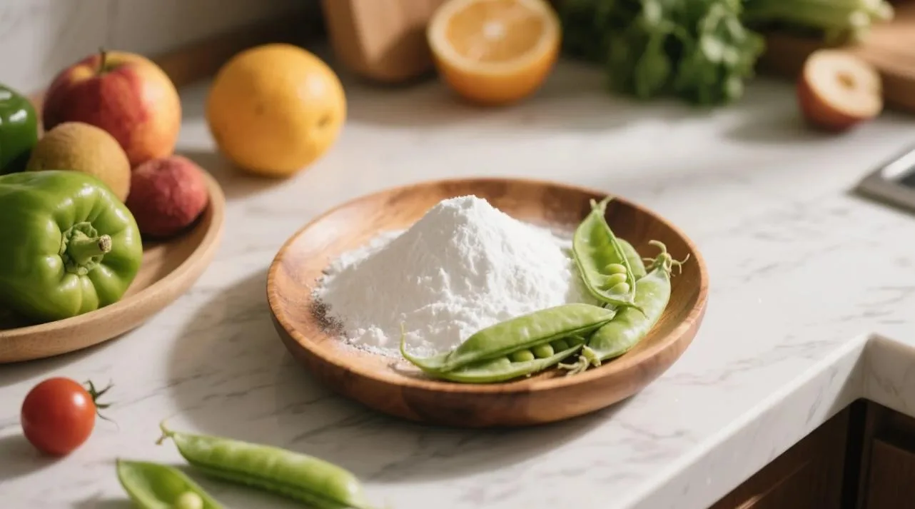 Almidón de guisante orgánico para cocina y bienestar 10 organic pea starch powder