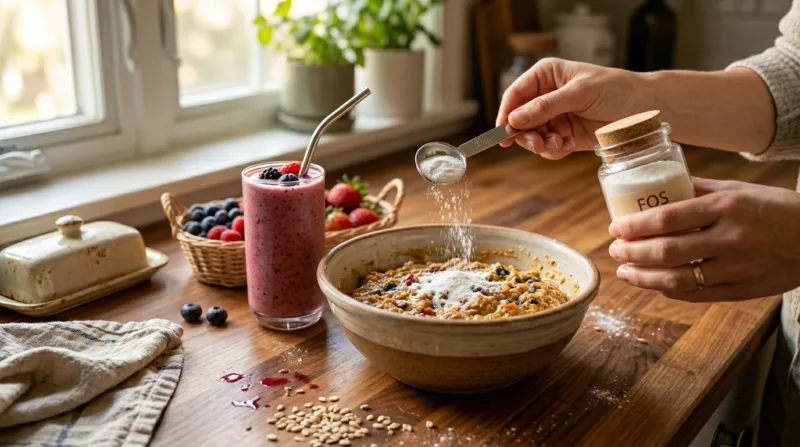Cómo usar FOS orgánico en casa: repostería 4 Creative Ways to Use Organic FOS at Home Baking, Beverages, and Beyond