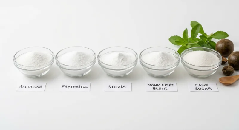 Eritritol orgánico frente a otros edulcorantes 4 Organic Allulose vs. Other Sweeteners Which One Fits Your Product Best