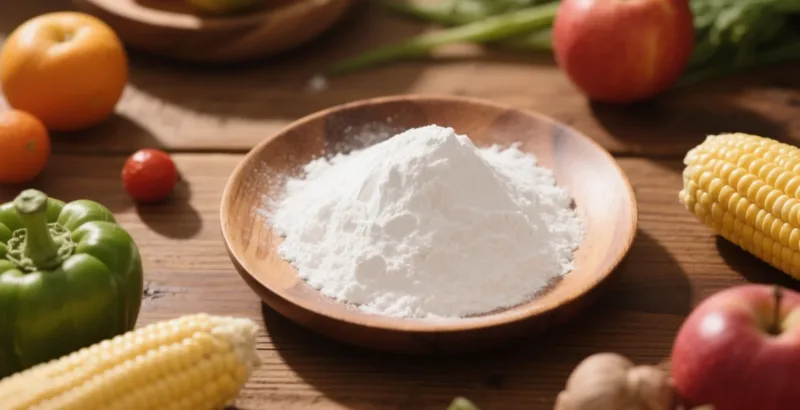Almidón de maíz orgánico en polvo para repostería 4 organic cornstarch powder