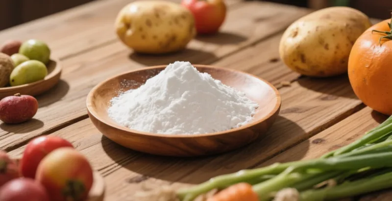 Almidón de patata orgánico en polvo sin gluten 3 organic potato starch powder