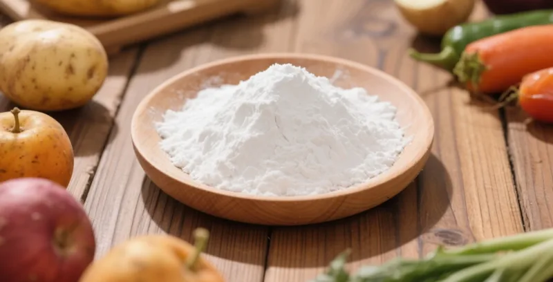 Almidón de papa orgánico vs. maíz: etiqueta limpia 7 organic potato starch powder