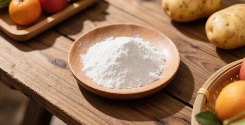 Fécula de patata orgánica en alimentos de base vegetal 2 organic potato starch powder