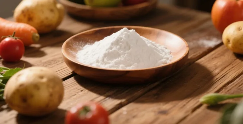 Fécula de patata orgánica como sustituto de la harina 5 organic potato starch powder