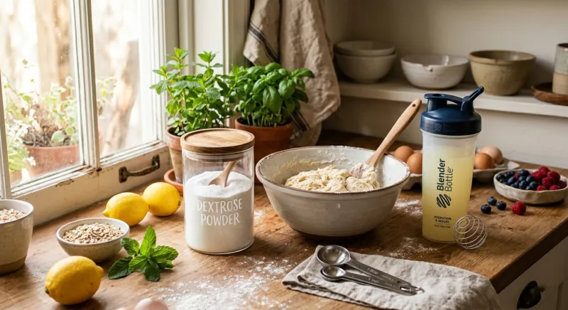 Dextrosa en polvo en casa: repostería y bebidas 9 How to Use Dextrose Powder at Home Baking, Beverages and DIY Sports Drinks